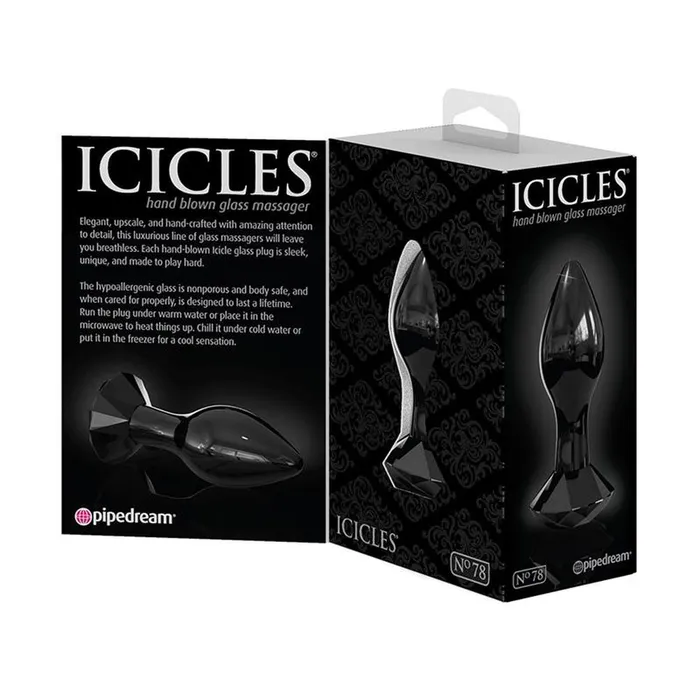 Anal Pipedream Icicles No 78 Glass Plug