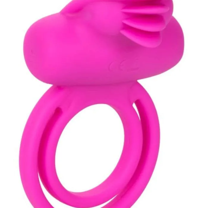 CalExotics Couples Silicone Dual Clit Flicker Vibrating Cock Ring for Couples CalExotics Couples Silicone Dual Clit Flicker Vibrating Cock Ring for Couples