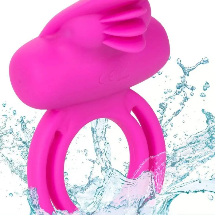 CalExotics Couples Silicone Dual Clit Flicker Vibrating Cock Ring for Couples CalExotics Couples Silicone Dual Clit Flicker Vibrating Cock Ring for Couples