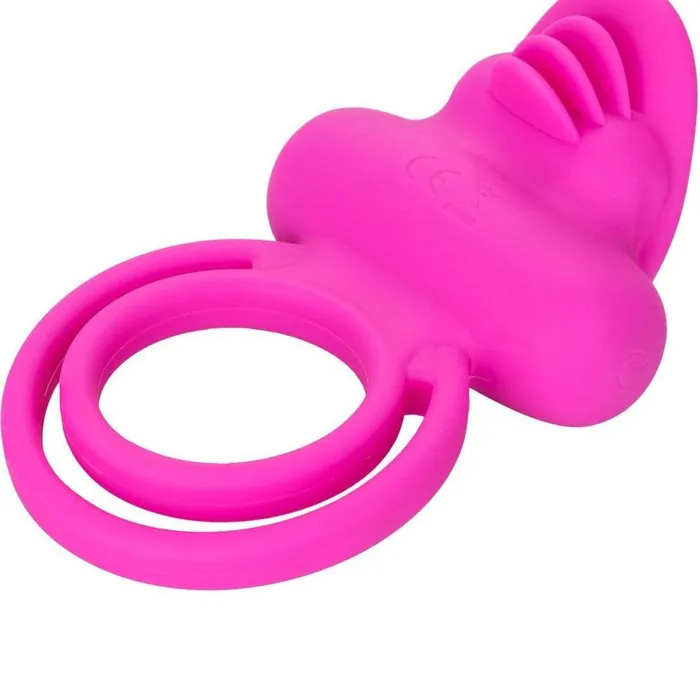 CalExotics Couples Silicone Dual Clit Flicker Vibrating Cock Ring for Couples CalExotics Couples Silicone Dual Clit Flicker Vibrating Cock Ring for Couples
