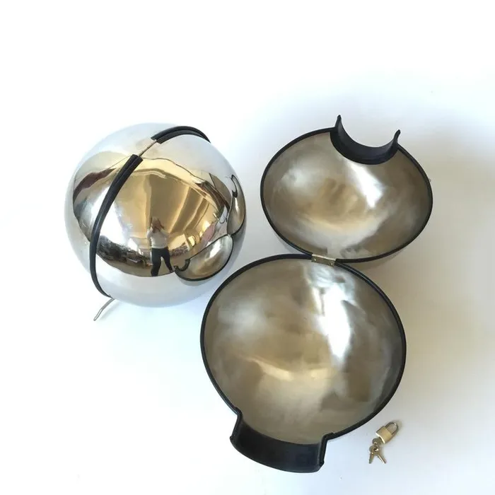 House of Dasein Couples Restraint Kits Sets 3Pcs Stainless Steel Bondage Hood Ball Cuffs Sensory Deprivation Restraints Bdsm