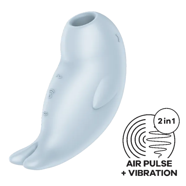 Vibrators Satisfyer Satisfyer Seal You Soon Rechargeable Double Air Pulse Vibrator