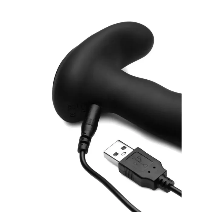 AlphaPro 10X PMASSAGE Silicone Prostate Stimulator with Stroking Bead AlphaPro Male Sex Toys AlphaPro 10X PMASSAGE Silicone Prostate Stimulator with Stroking Bead AlphaPro Male Sex Toys