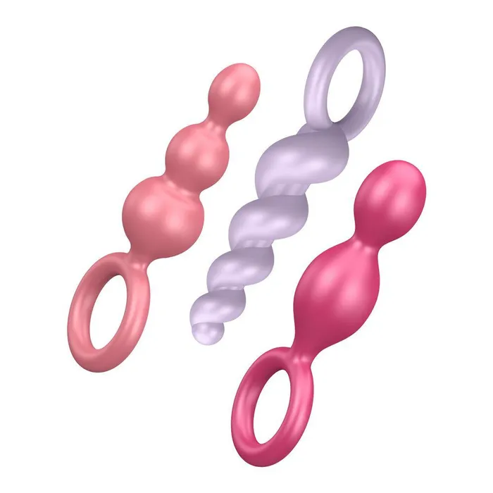 Satisfyer Plugs 3 Set Butt Plugs Prostate Massage Silicone Anal Prober Beads Satisfyer Anal Satisfyer Plugs 3 Set Butt Plugs Prostate Massage Silicone Anal Prober Beads Satisfyer Anal