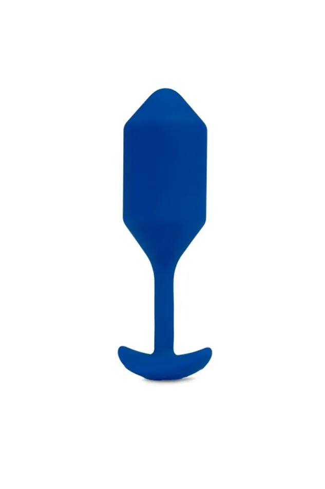 Vibrating Snug Plug XLarge Navy Bvibe Male Sex Toys