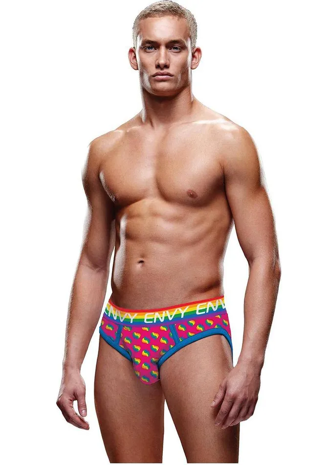 Anal XGen BLE300 Rainbow Hearts Bubble Butt Jock XGen