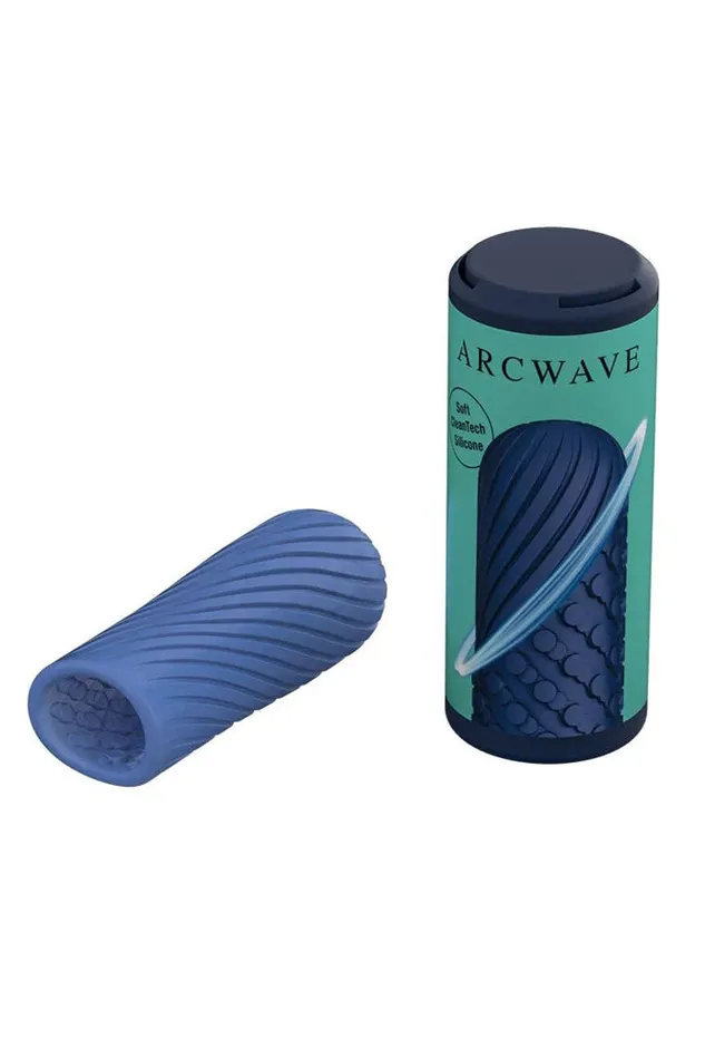 Arcwave Ghost Reversible Textured Stroker Navy Arcwave Male Sex Toys
