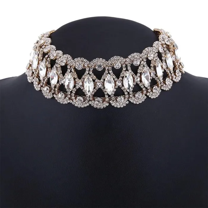 Anal Discreet Neck Bling Collar Jewelry Day Collar Lovegasm