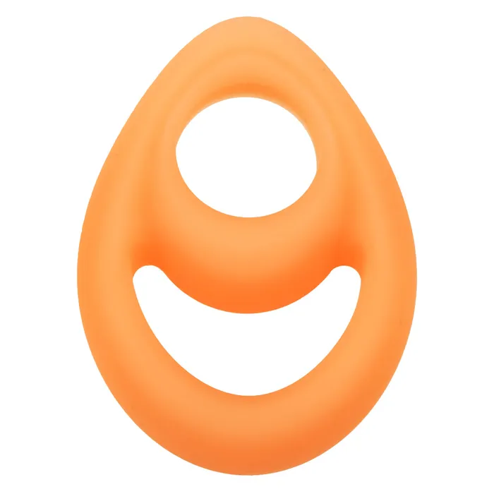 CalExotics Female Sex Toys Alpha GlowintheDark Liquid Silicone Teardrop Ring Orange CalExotics Female Sex Toys Alpha GlowintheDark Liquid Silicone Teardrop Ring Orange