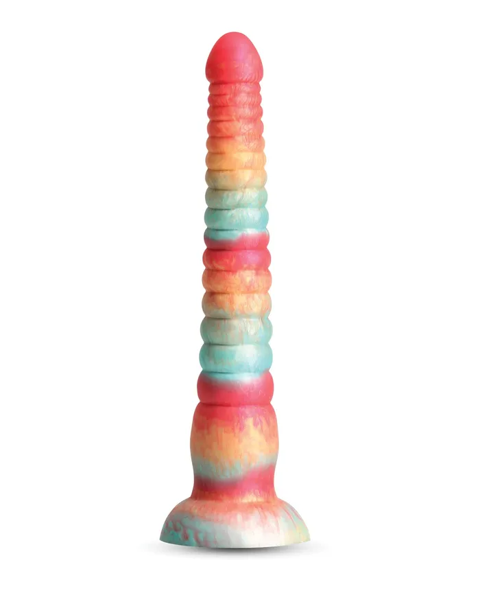 Colours Stacked 9 Dildo RedGold Ns Novelties INC Dildos