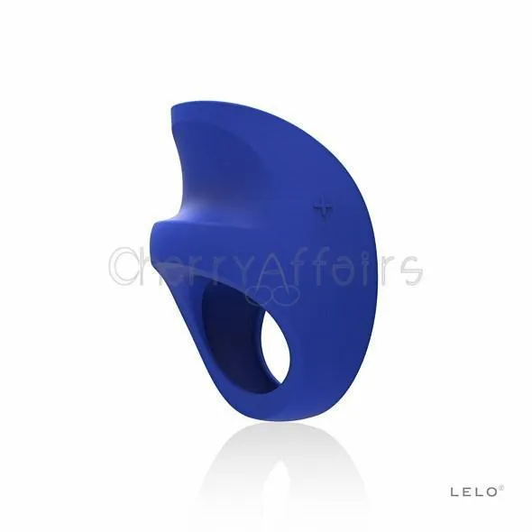 Couples LELO LELO Pino Vibrating Cock Ring with Cufflinks and Clip Blue Couples LELO LELO Pino Vibrating Cock Ring with Cufflinks and Clip Blue