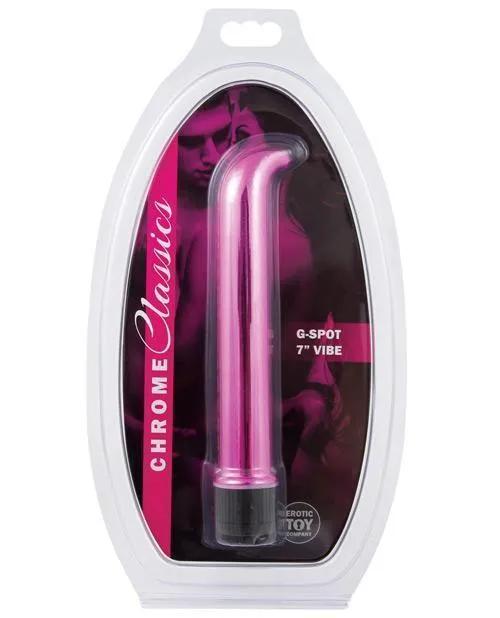 Erotic Toy Company Erotic Toy Company Chrome Classics 7 G Spot Vibe Vibrators Erotic Toy Company Erotic Toy Company Chrome Classics 7 G Spot Vibe Vibrators