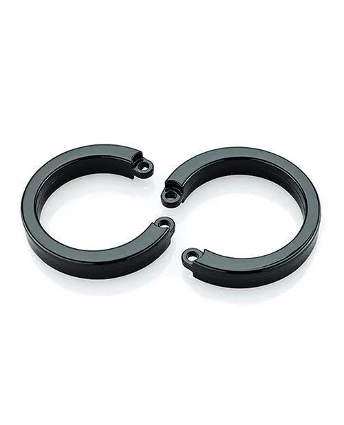 Male Sex Toys AL Enterprises INC Cock Cage Uring 2 Pack Black