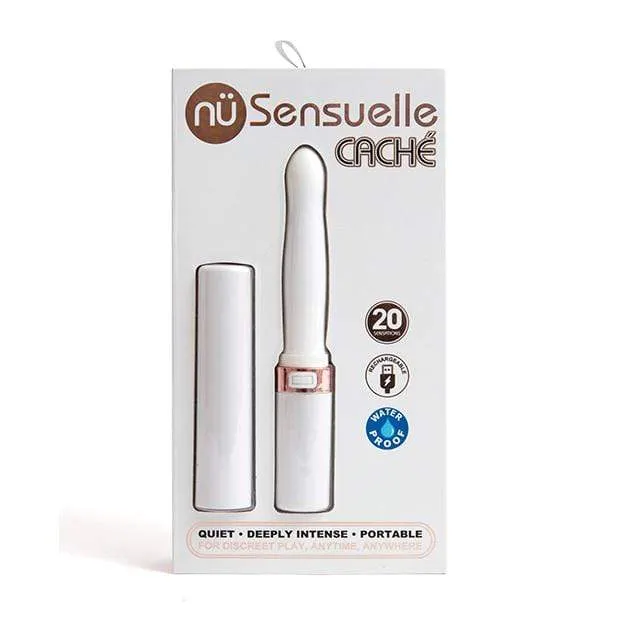 Nu Sensuelle Vibrators Nu Sensuelle Cache 20 Functions Covered Lip Stick Vibrator