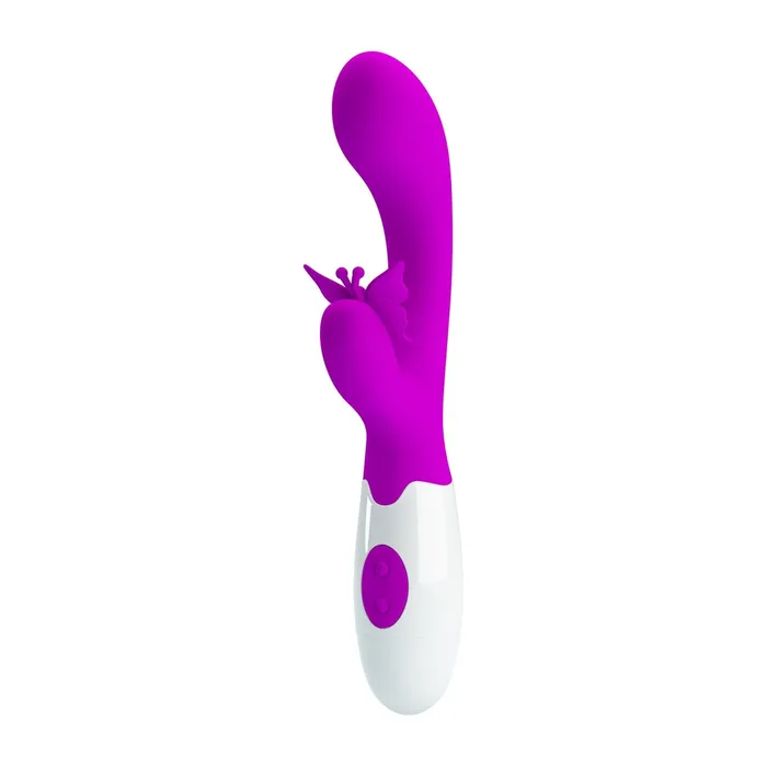 Vibrators Pretty Love Butterfly Kiss Rabbit Vibrator Pink Pretty Love