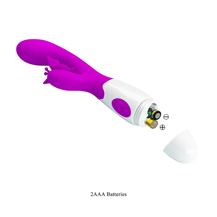 Vibrators Pretty Love Butterfly Kiss Rabbit Vibrator Pink Pretty Love