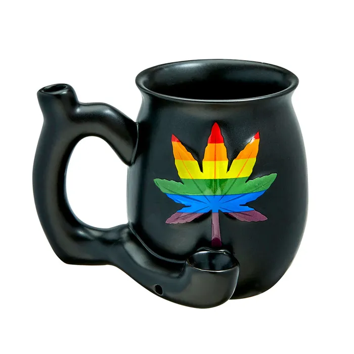 Anal FashioncraftExcello LLC Fashioncraft Matte Black with Embossed Rainbow Leaf Roast Toast Mug Anal FashioncraftExcello LLC Fashioncraft Matte Black with Embossed Rainbow Leaf Roast Toast Mug