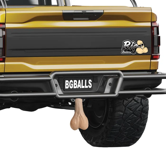 Big Ballers Large Truck Nuts Light Dildos