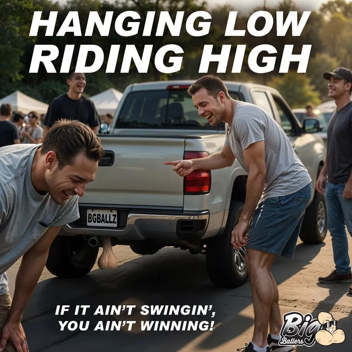 Big Ballers Large Truck Nuts Light Dildos