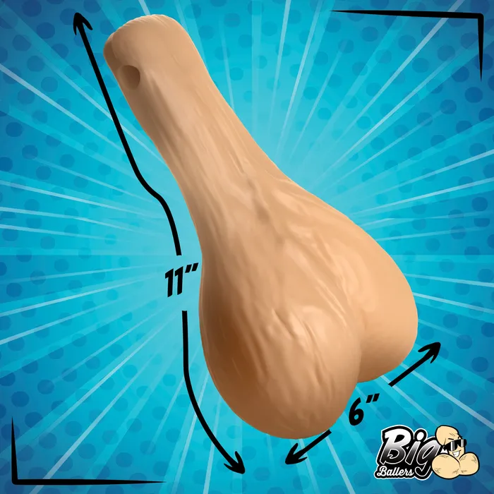Big Ballers Large Truck Nuts Light Dildos
