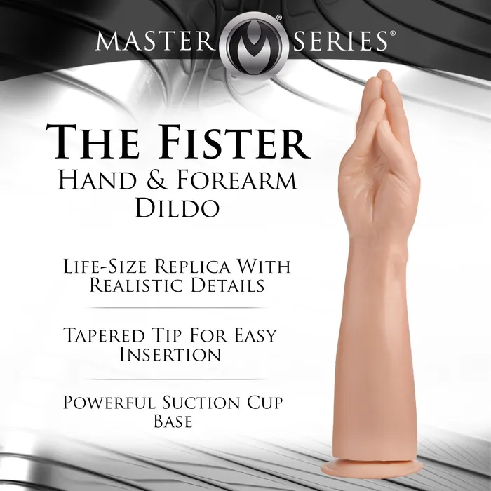 Dildos Master Series The Fister Hand and Forearm Dildo Light