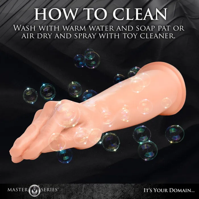 Dildos Master Series The Fister Hand and Forearm Dildo Light