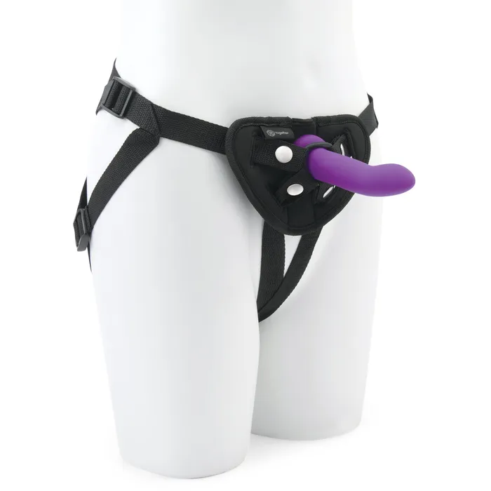 Female Sex Toys ELECTRIC EEL INC TOGETHER DUO STRAP ON HARNESS 55 DILDO 8 VIBRATING DILDO