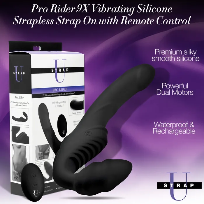 STRAP U PRO RIDER STRAPLESS STRAPON WITH REMOTE XR Brand Female Sex Toys STRAP U PRO RIDER STRAPLESS STRAPON WITH REMOTE XR Brand Female Sex Toys