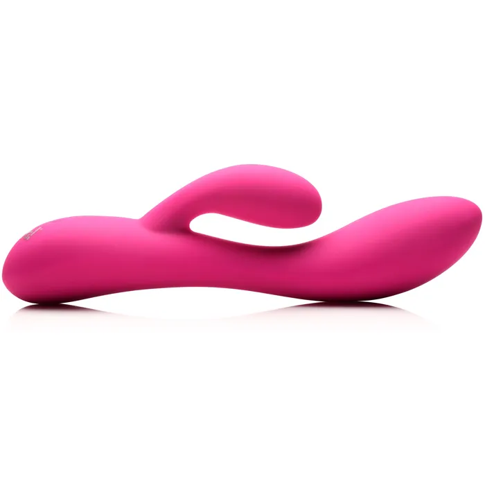 Vibrators 10X Flexible Silicone Rabbit Pink Bang