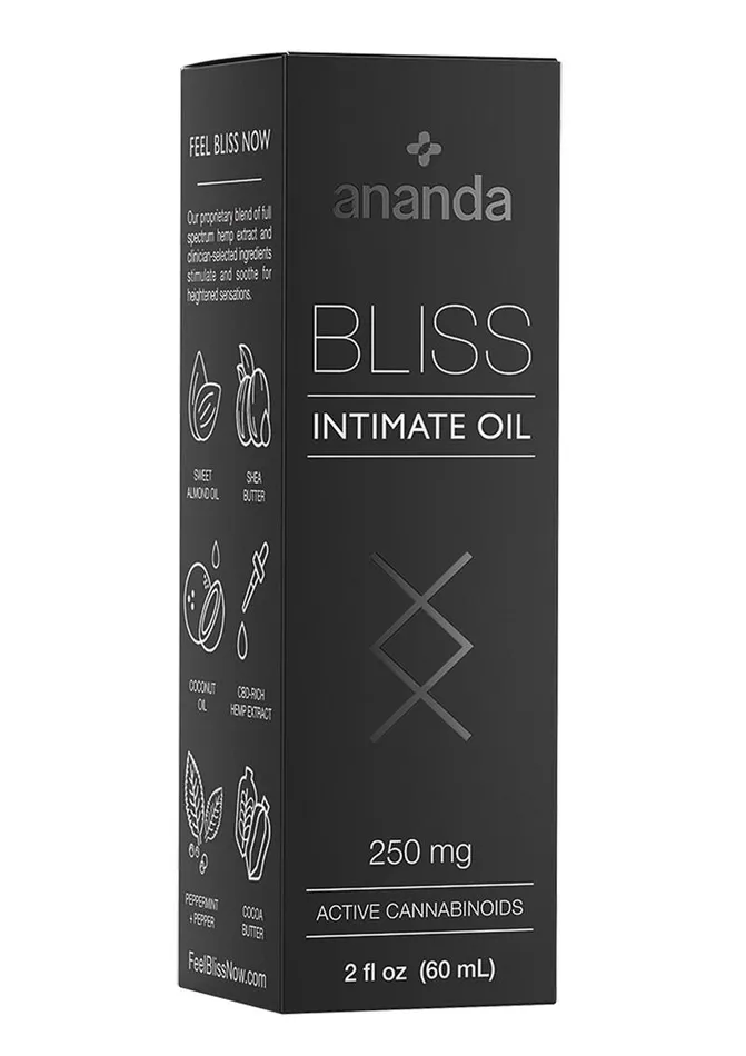Couples Bliss by Ananda Health Bliss Intimate Oil Cbd Infused