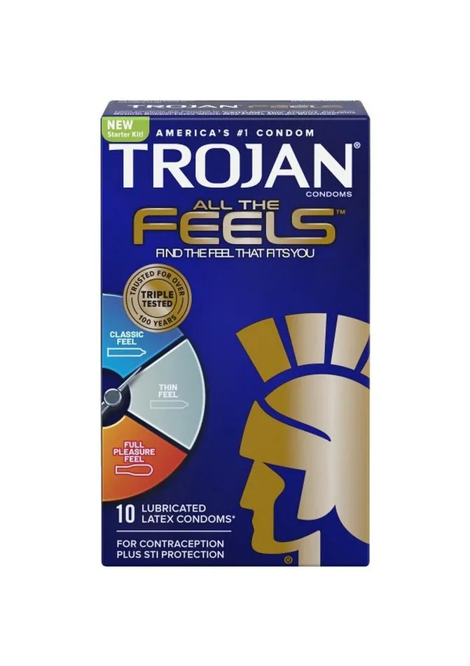Dildos Trojan Trojan All The Feels Latex Condoms
