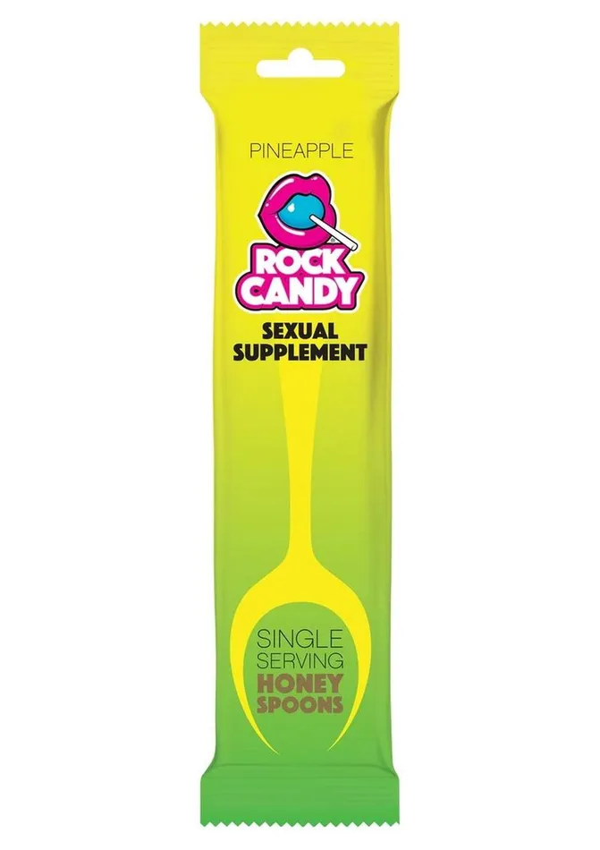 Rock Candy Toys Dildos Rock Candy Honey Spoon Female Sexual Supplement Single Pineapple