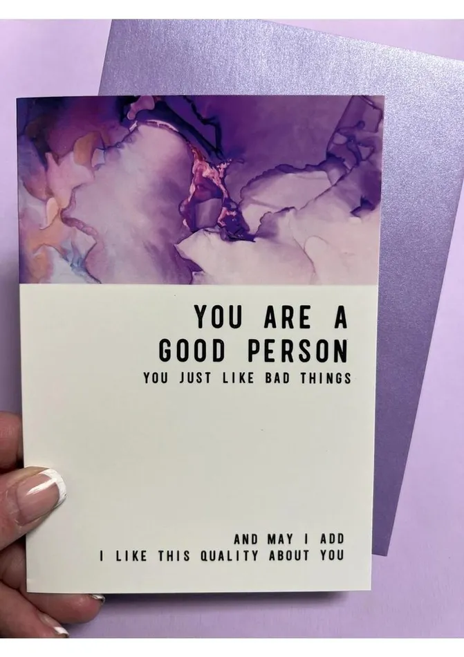 Vibrators Warm Human Good Person Bad Things Greeting Card Warm Human
