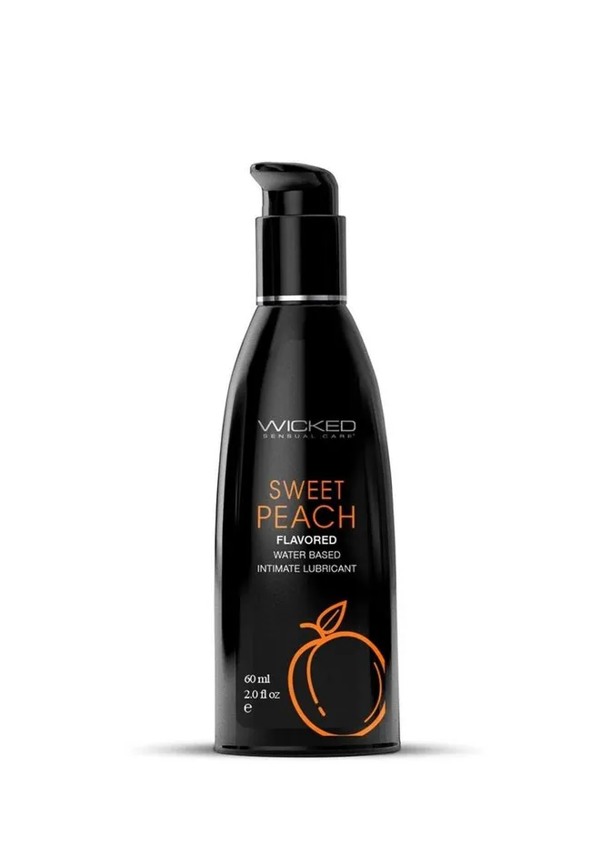 Wicked Aqua Lubricants Wicked Aqua Water Based Flavored Lubricant Sweet Peach Wicked Aqua Lubricants Wicked Aqua Water Based Flavored Lubricant Sweet Peach