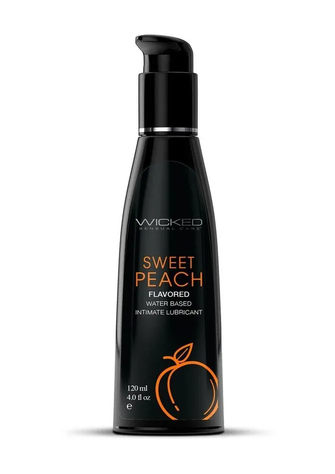 Wicked Aqua Lubricants Wicked Aqua Water Based Flavored Lubricant Sweet Peach