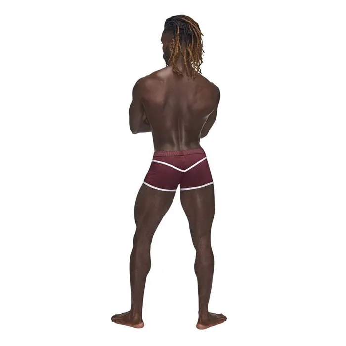Anal Sport Mesh Sport Short Small Burgundy Male Power