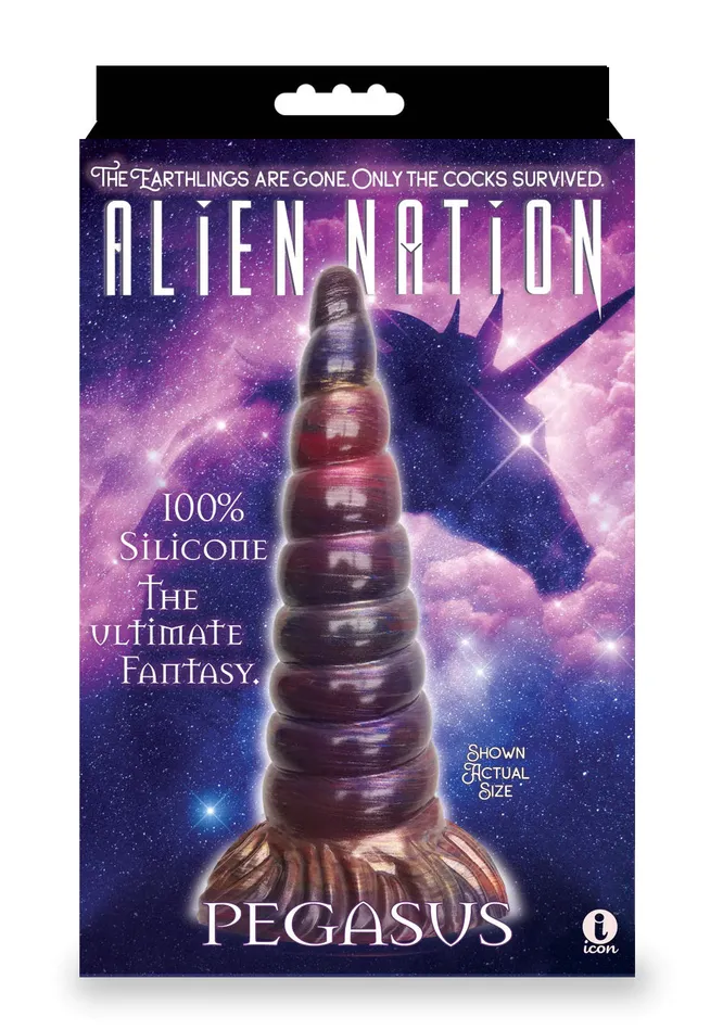 Dildos Icon Brands Alien Nation Pegasus Silicone Creature Dildo Copper