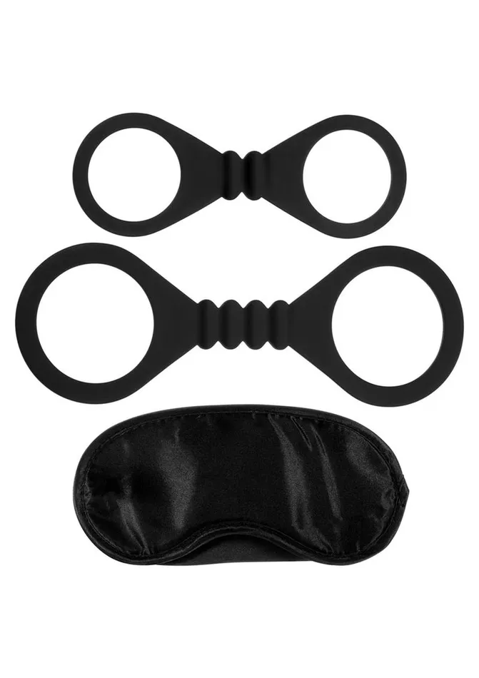 Me You Us Couples ME YOU US Bound to Please Blindfold Silicone Wrist and Ankle Cuffs Me You Us Couples ME YOU US Bound to Please Blindfold Silicone Wrist and Ankle Cuffs