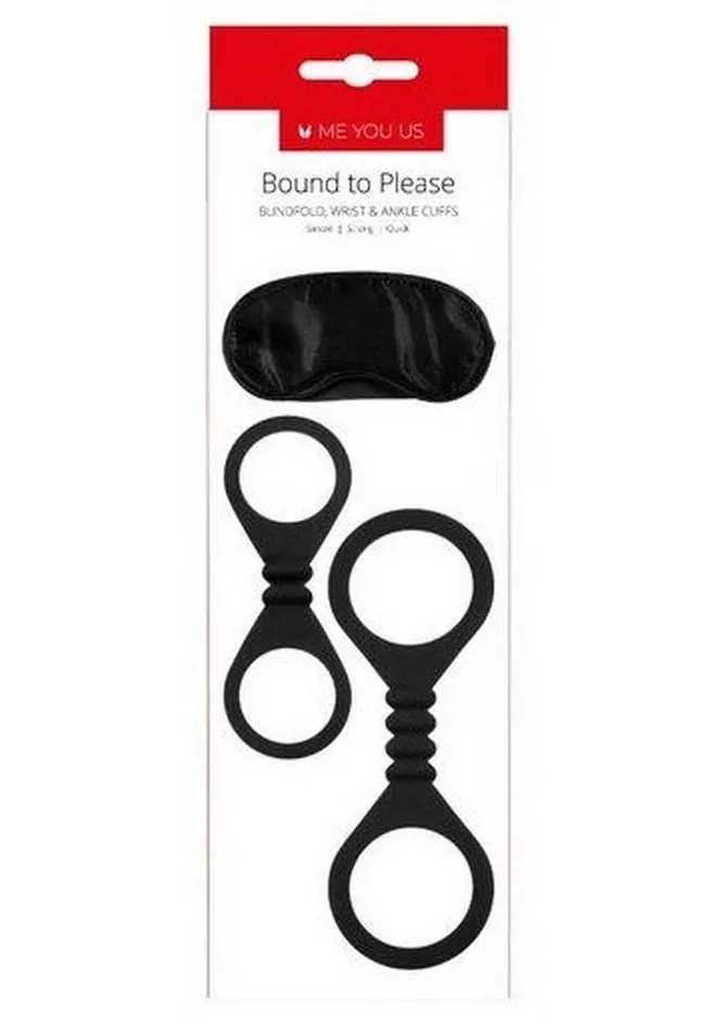 Me You Us Couples ME YOU US Bound to Please Blindfold Silicone Wrist and Ankle Cuffs Me You Us Couples ME YOU US Bound to Please Blindfold Silicone Wrist and Ankle Cuffs