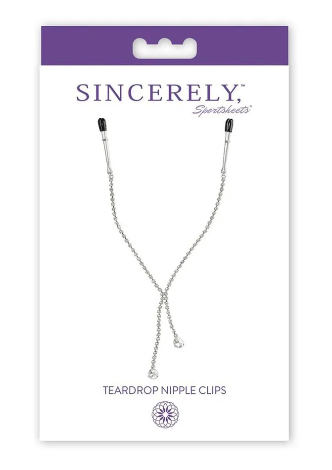 Nipple Clitoral Toys Sincerely Sincerely Teardrop Nipple Clips