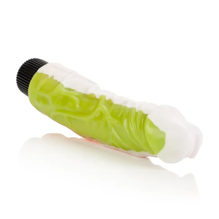 Vibrators CalExotics Funky Jelly Vibe 8 Inches Orangegreen Vibrators CalExotics Funky Jelly Vibe 8 Inches Orangegreen