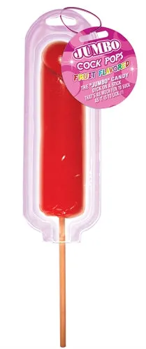 Dildos Hott Products Jumbo Cock Pops Fruit Flavored Strawberry