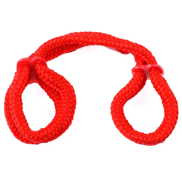 Fetish Fantasy Series Silk Rope Love Cuffs Red Pipedream Couples