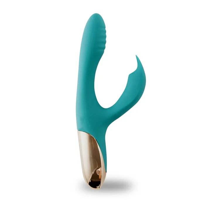 Maia Toys Vibrators Skyler Silicone Bendable Rabbit Green