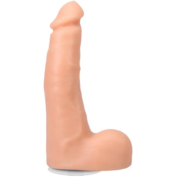 Signature Cocks Maximo Garcia 85 Cock With Removable VacULock Suction Cup Vanilla Doc Johnson Dildos