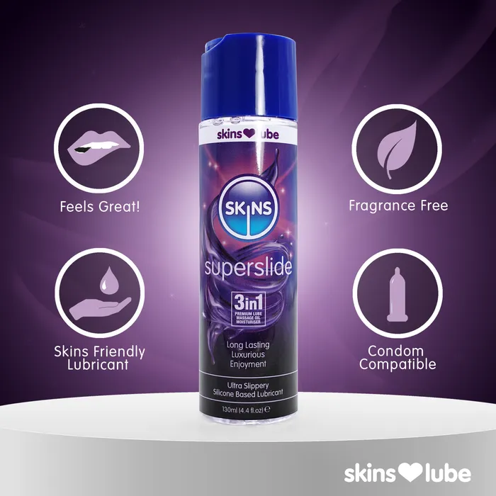 Skins Superslide Silicone Based Lubricant 130ml ItsForMyFriend Lubricants