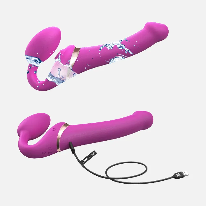 Strap On Me Vibrators MultiOrgasm Bendable Strap Sml On Fuchsia Strap On Me Vibrators MultiOrgasm Bendable Strap Sml On Fuchsia