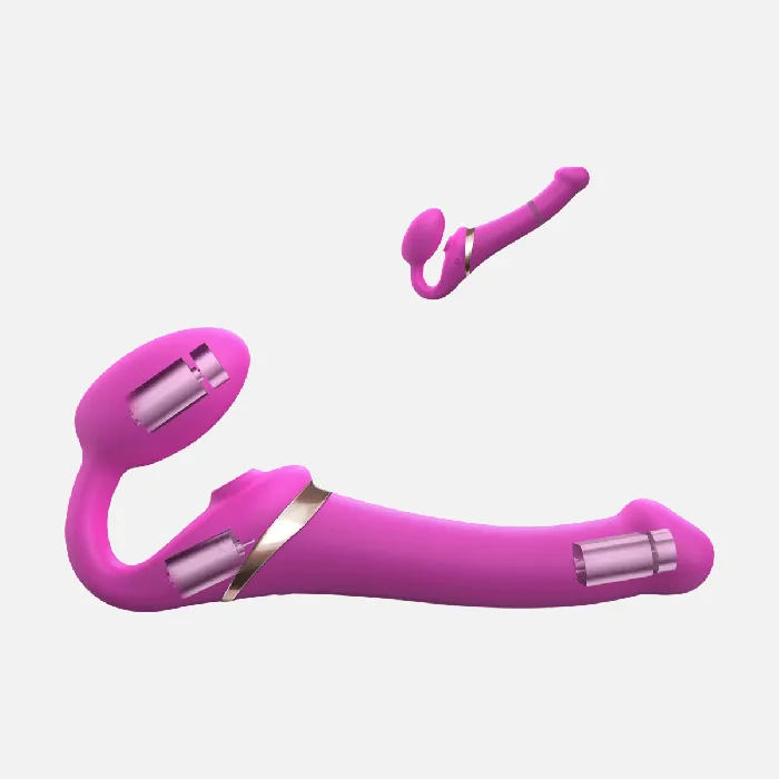 Strap On Me Vibrators MultiOrgasm Bendable Strap Sml On Fuchsia Strap On Me Vibrators MultiOrgasm Bendable Strap Sml On Fuchsia