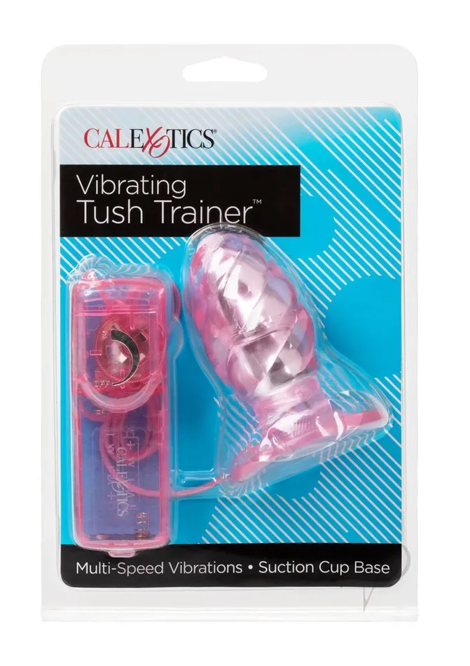 Anal Male Sex Toys Tush Trainer Vibrating Butt Plug with Wired Remote Control Pink Anal Male Sex Toys Tush Trainer Vibrating Butt Plug with Wired Remote Control Pink