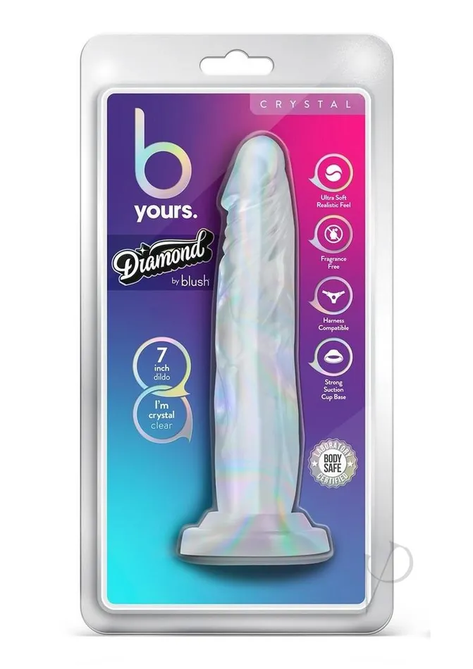 B Yours Dildos B Yours Diamond Crystal Dildo 75in Clear